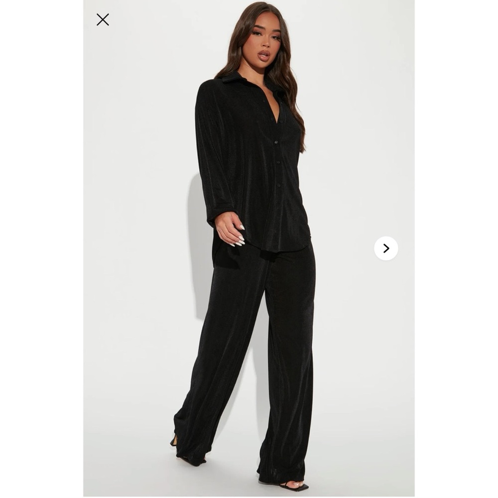 Fashion Nova Black Women's Pajama Set